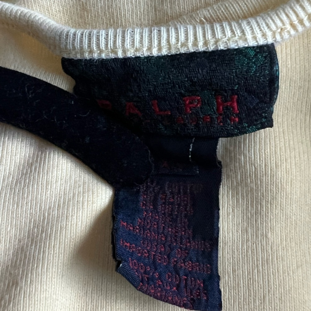 Ralph Ralph Lauren Soft Yellow Ruffle Tank Top - Picture 4 of 4